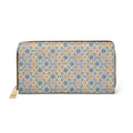 Mediterranean Mosaic Tile Beach Zipper Wallet
