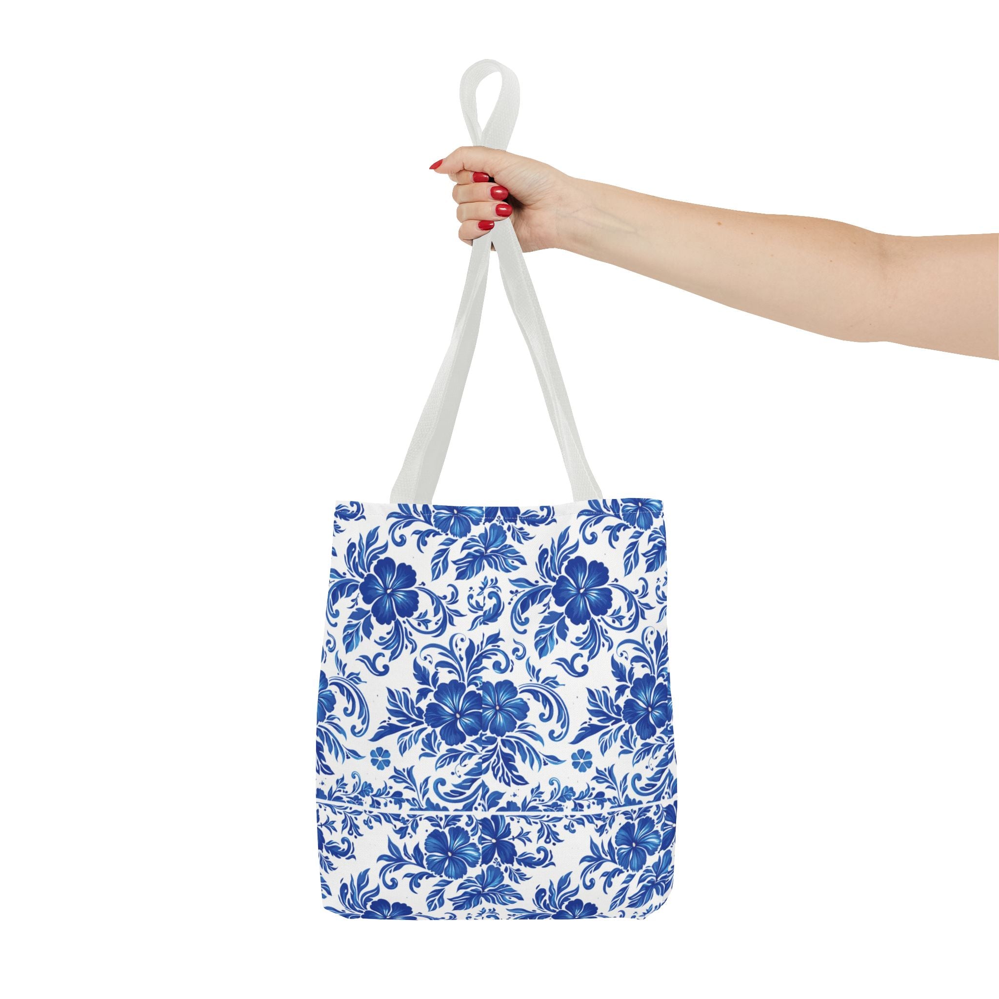Floral Azulejo Tote Bag