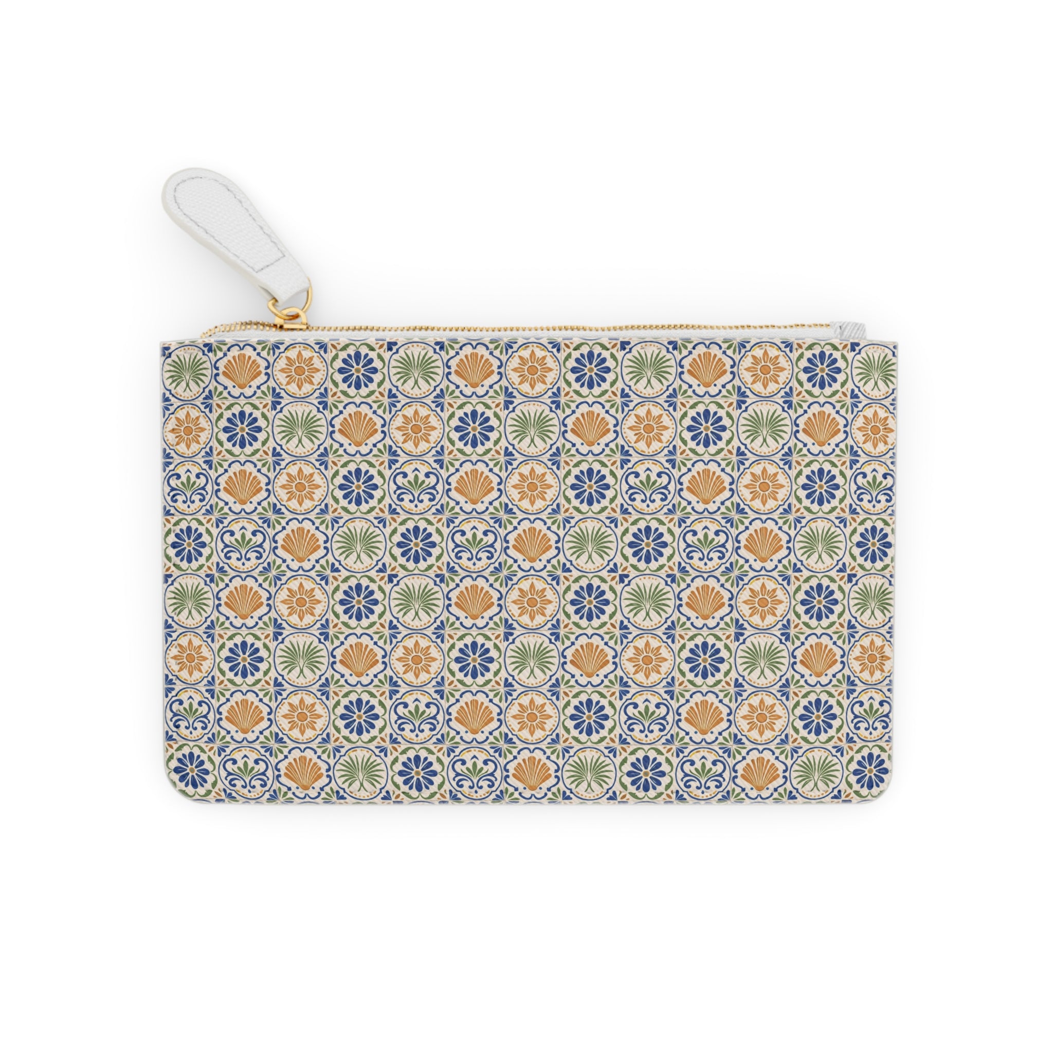 Mediterranean Mosaic Tile Beach Mini Clutch Bag