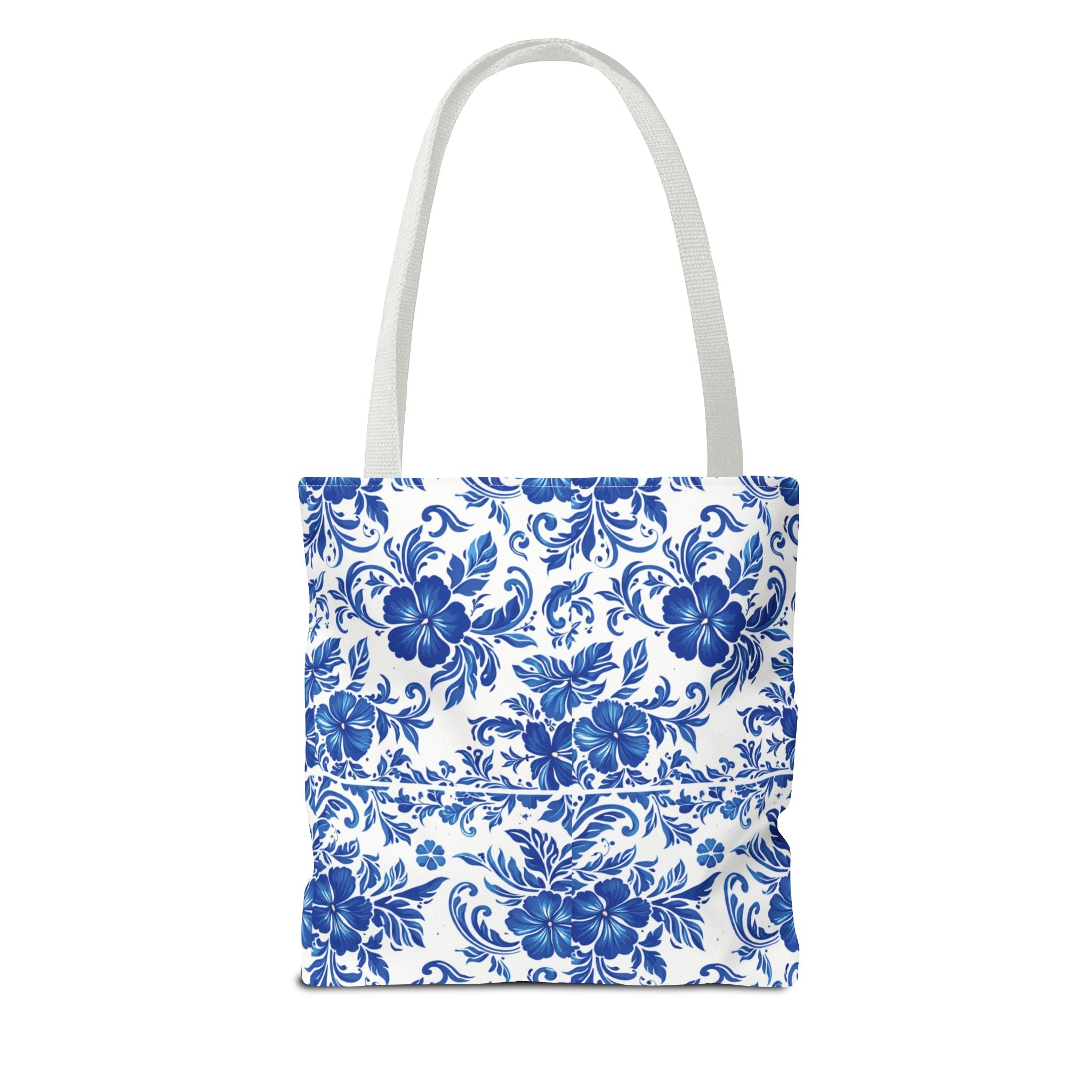 Floral Azulejo Tote Bag