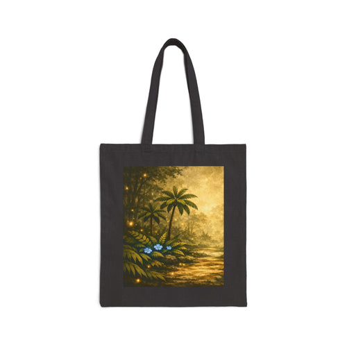 Island Glow Cotton Canvas Tote Bag