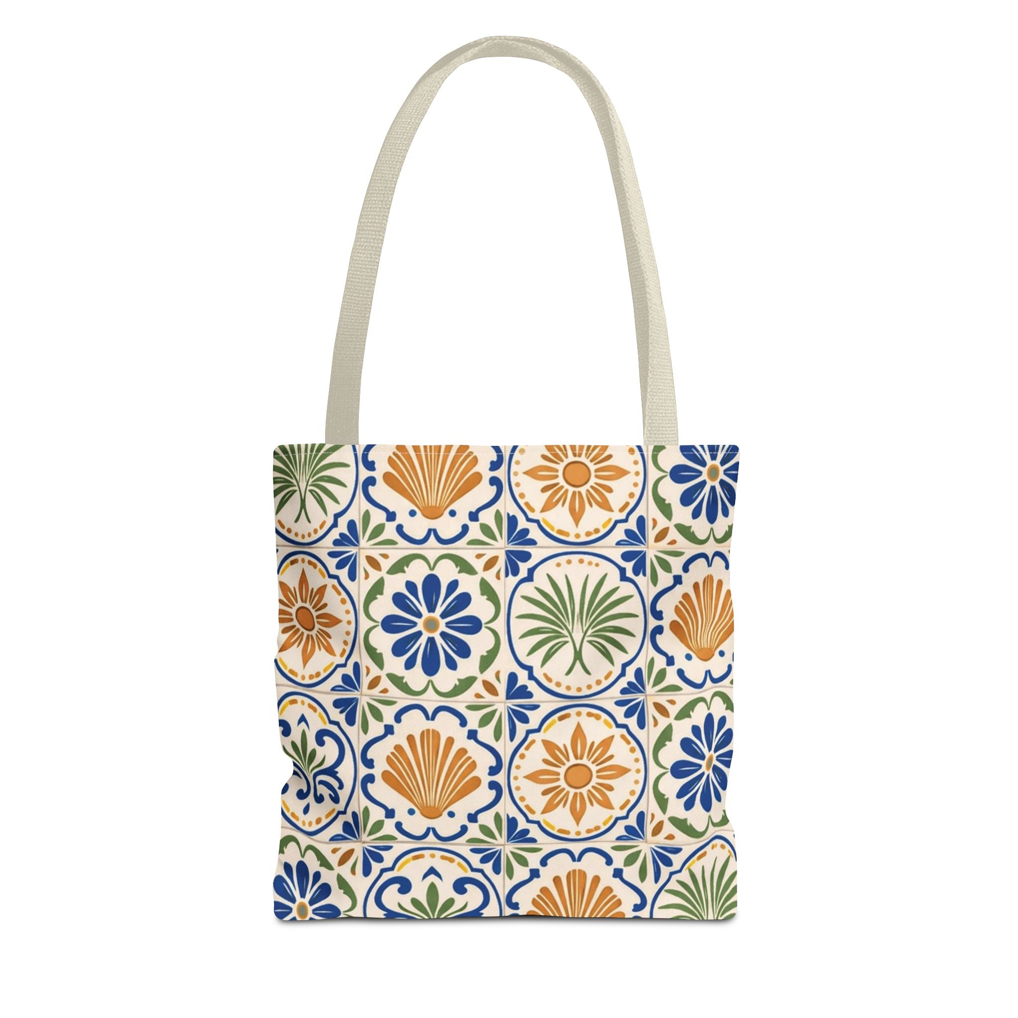 Mediterranean Mosaic Tile Beach Tote