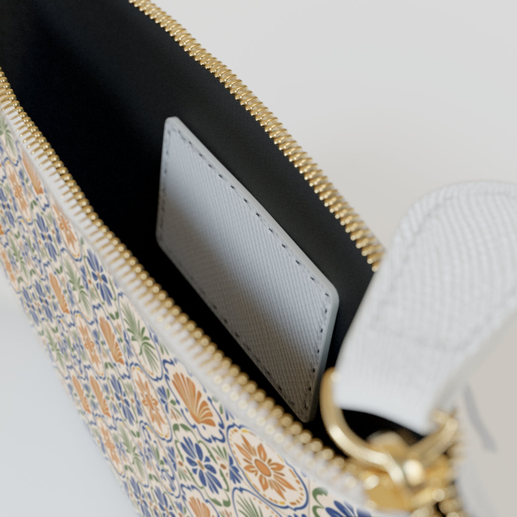 Mediterranean Mosaic Tile Beach Mini Clutch Bag