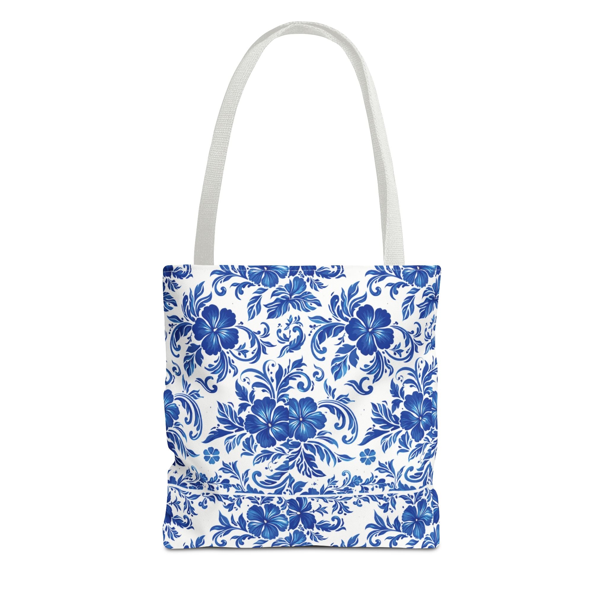 Floral Azulejo Tote Bag