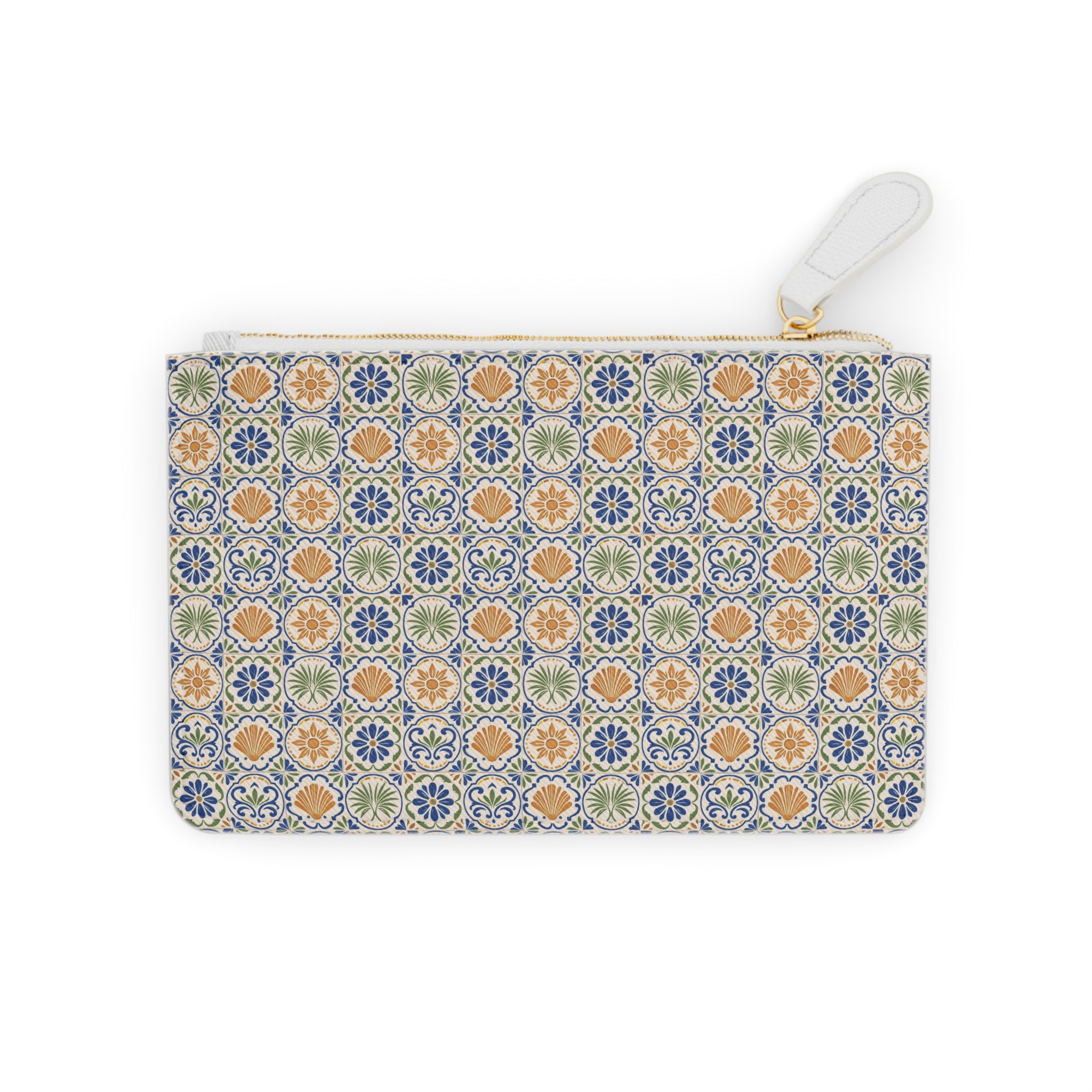 Mediterranean Mosaic Tile Beach Mini Clutch Bag