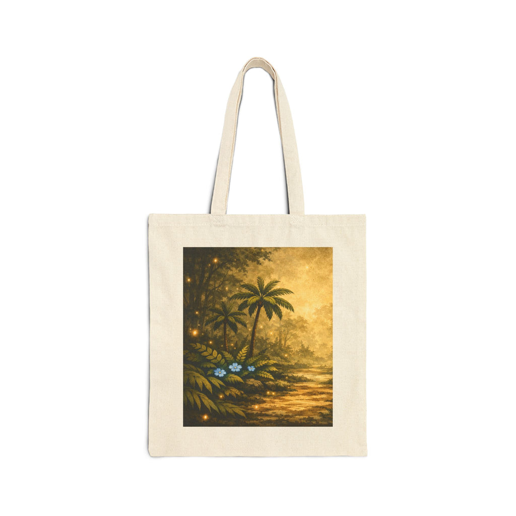Island Glow Cotton Canvas Tote Bag